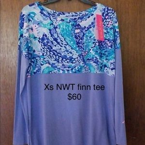 Nwt xs finn tee, wave after wave, Lilly Pulitzer
